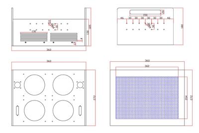 LED紫外线面光源（UV面光源）300-*200mm